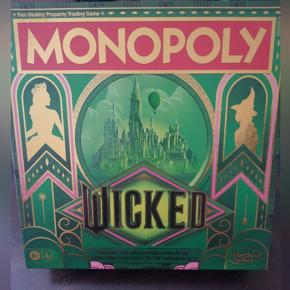 Wicked Edition Monopoly By Hasbro - NEW!